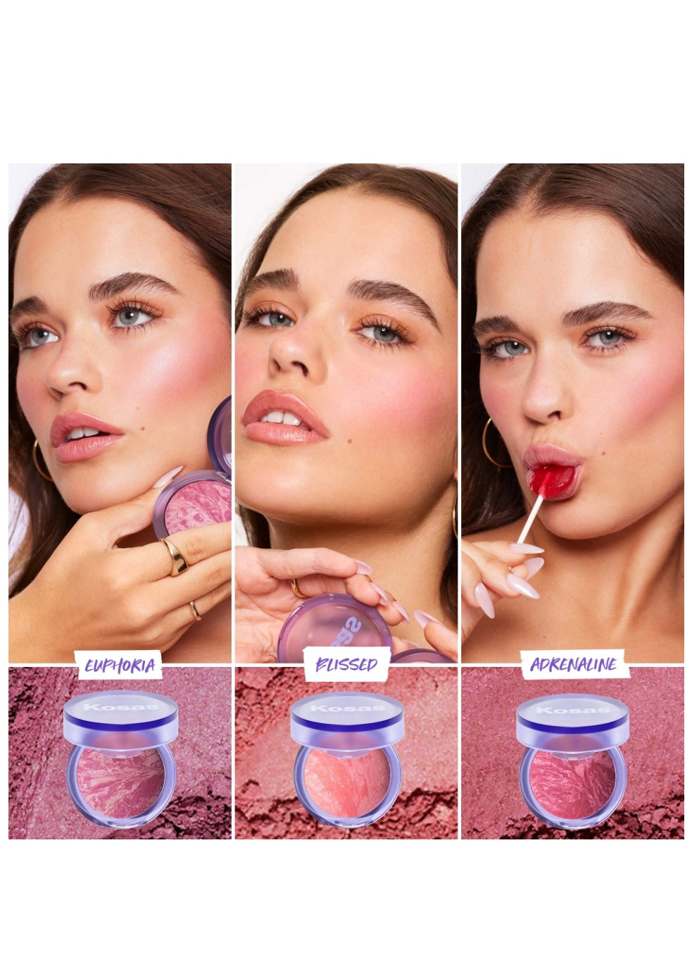 Kosas
Blush is Life Baked Talc-Free Dimensional + Brightening Blush