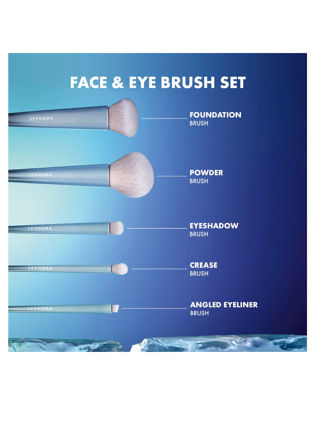SEPHORA COLLECTION
5 PC Face & Eye Brush Set