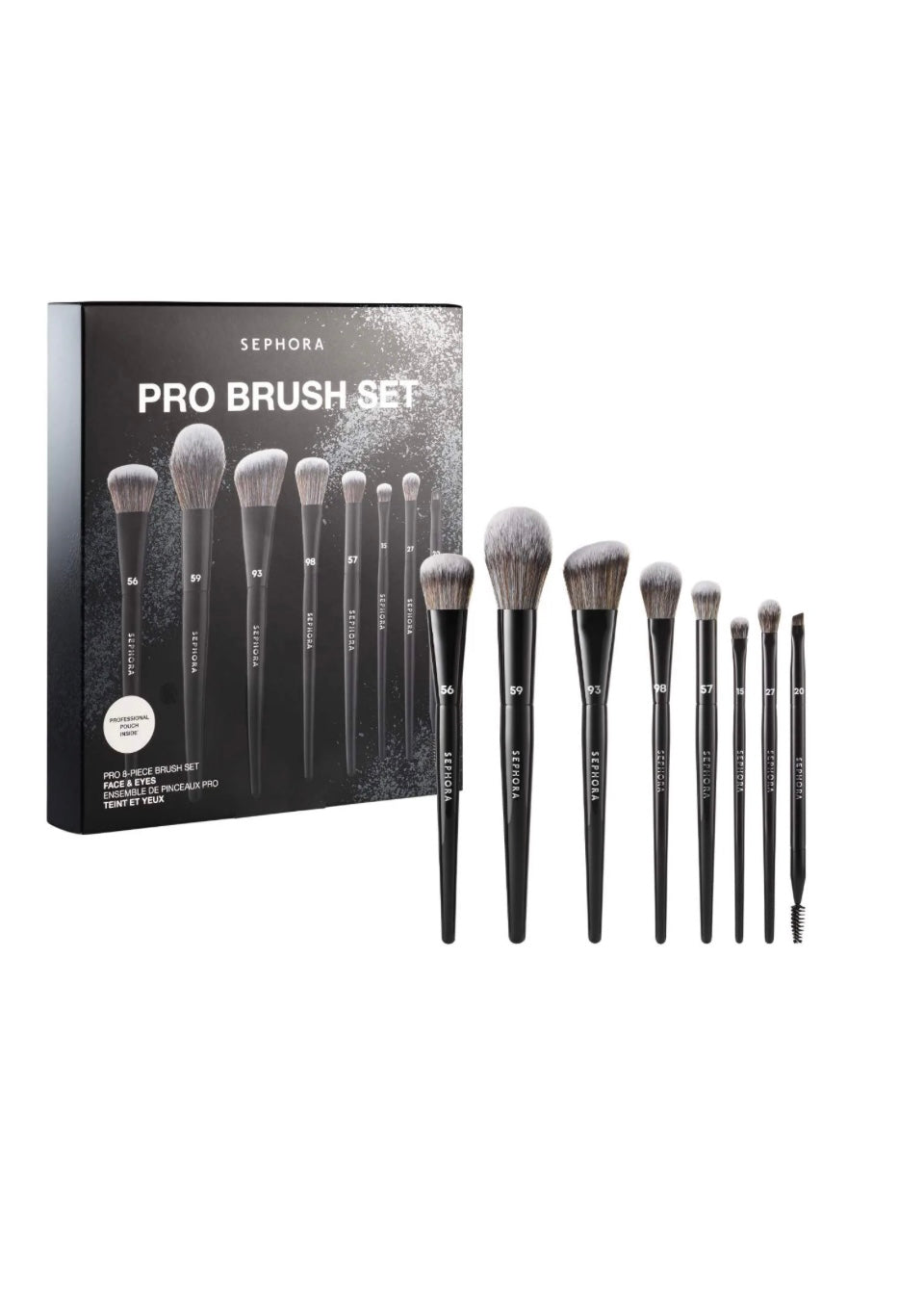 SEPHORA COLLECTION
8-Piece PRO Brush Face & Eye Set