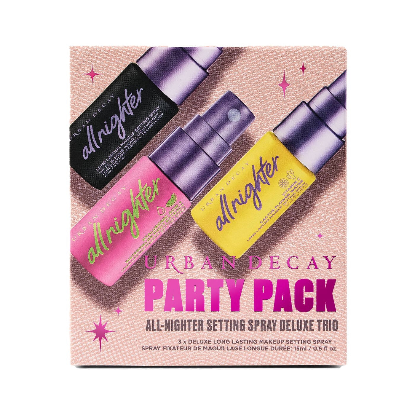 Urban Decay PARTY PACK: ALL-NIGHTER SETTING SPRAY TRIO