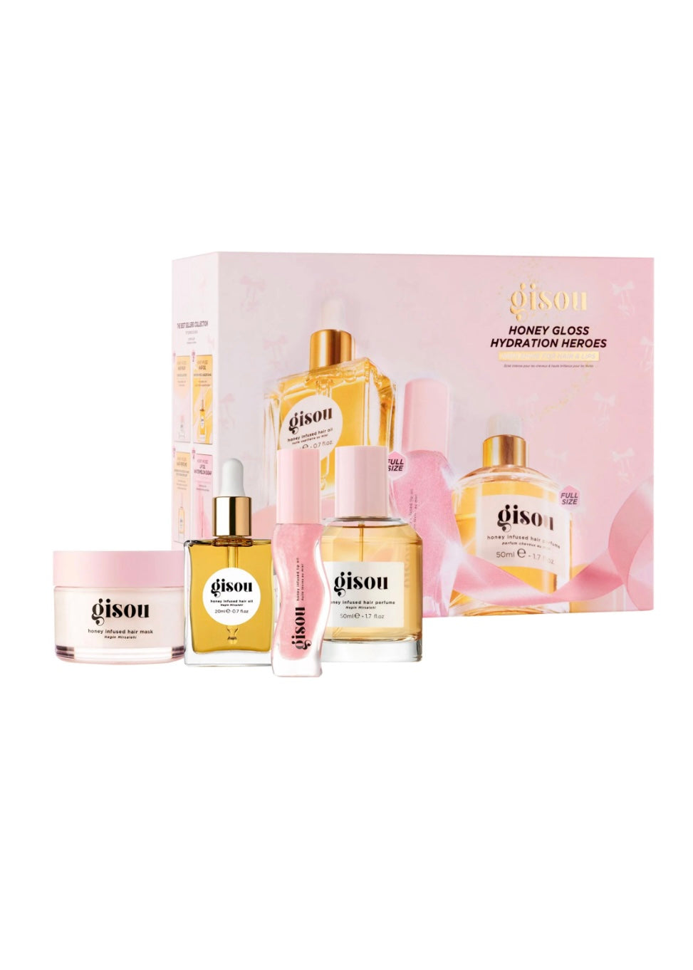 Gisou
Honey Gloss Hydration Heroes Hair Value Set