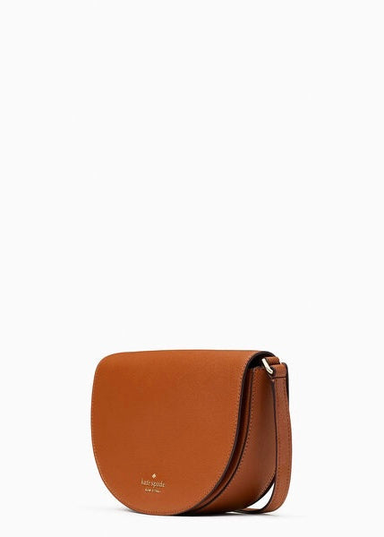 Luna Pebbled Leather Crescent Crossbody