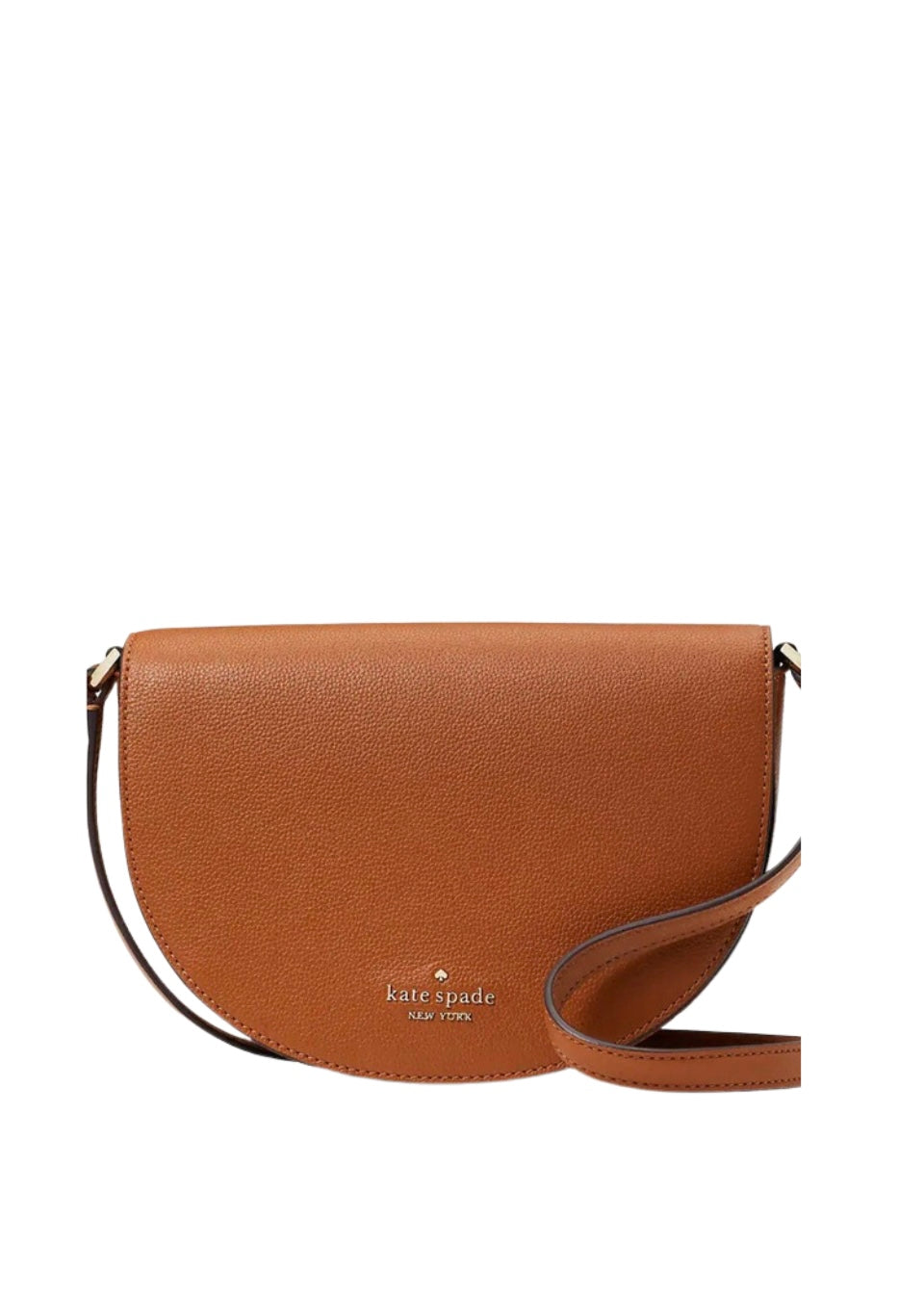 Luna Pebbled Leather Crescent Crossbody