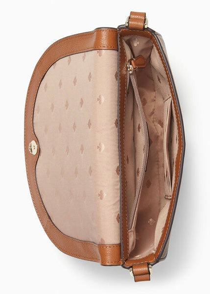 Luna Pebbled Leather Crescent Crossbody