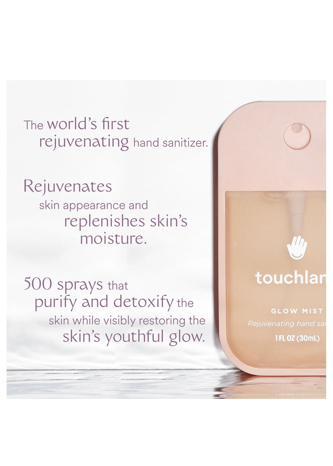 Touchland Glow Mist Rejuvenating Hand Sanitizer