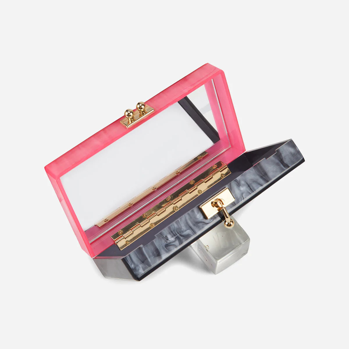 Two tone convertible clutch
