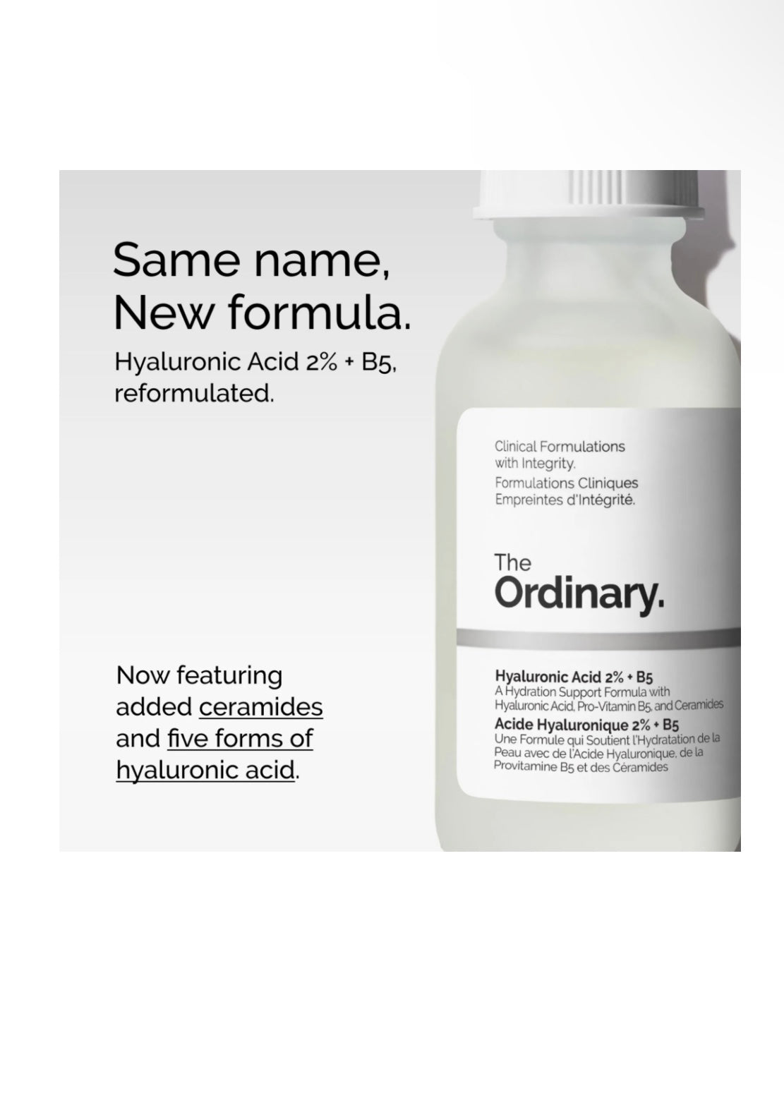 The Ordinary
Hyaluronic Acid 2% + B5 Hydrating Serum