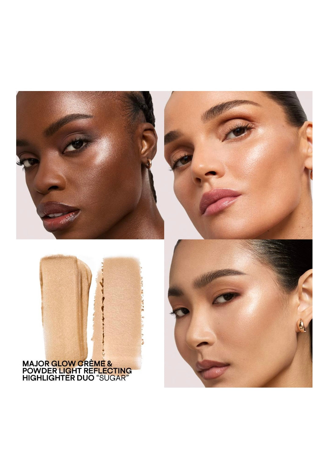 PATRICK TA
Major Glow Crème & Powder Light Reflecting Translucent Highlighter Duo