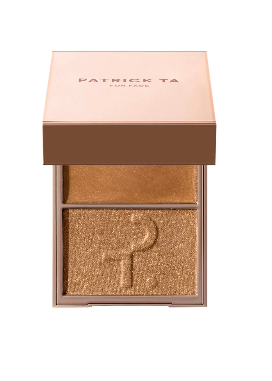 PATRICK TA
Major Glow Crème & Powder Light Reflecting Translucent Highlighter Duo