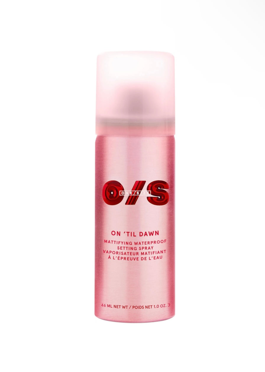 ONE/SIZE by Patrick Starrr
On 'Til Dawn Mattifying Waterproof Setting Spray