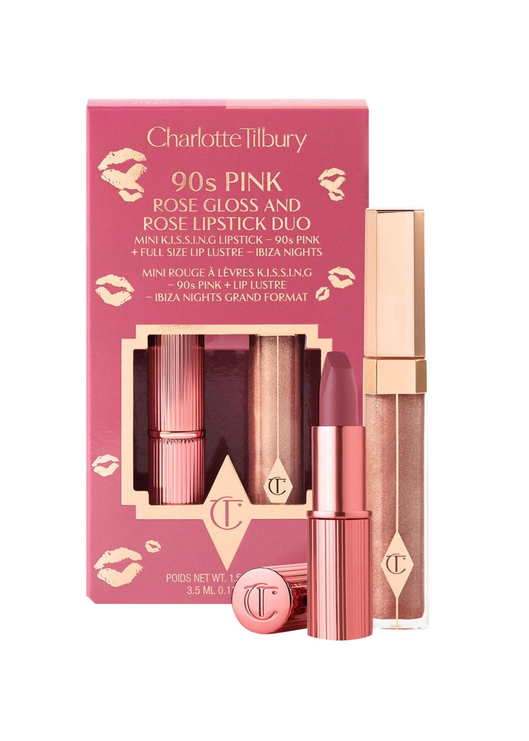 Charlotte Tilbury
K.I.S.S.I.N.G Lipstick and Lip Gloss Duos