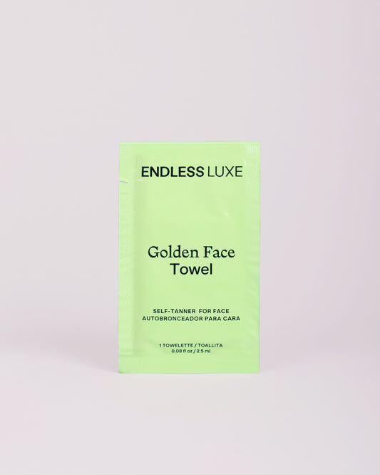 Endless Luxe Golden Face Towels