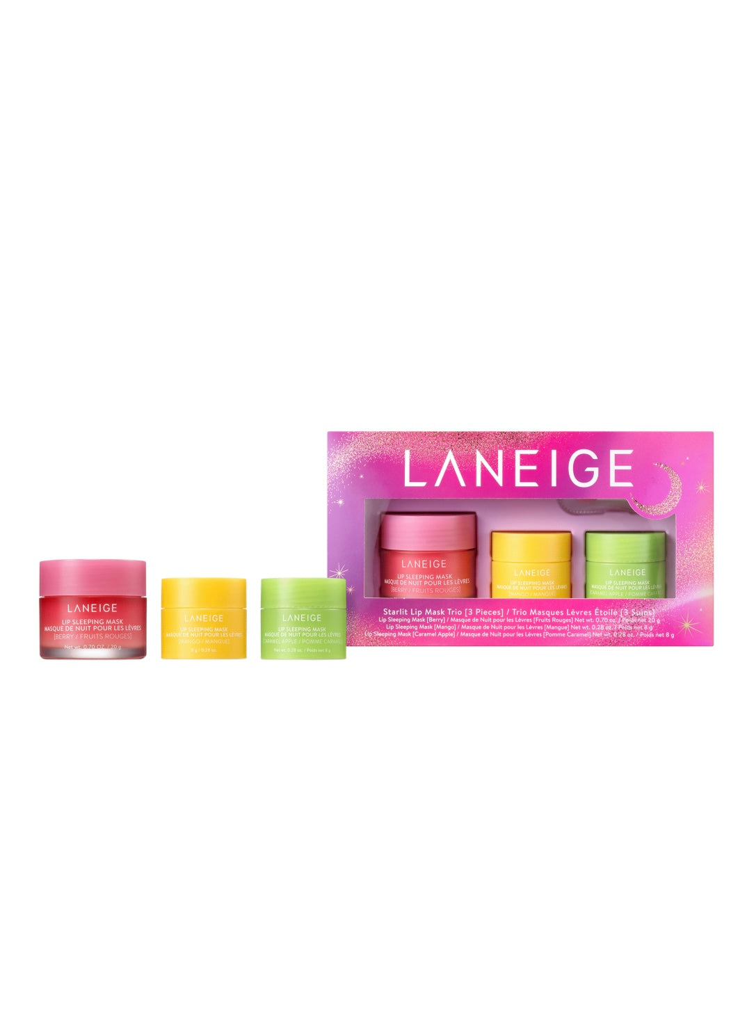 LANEIGE
Starlit Lip Mask Trio