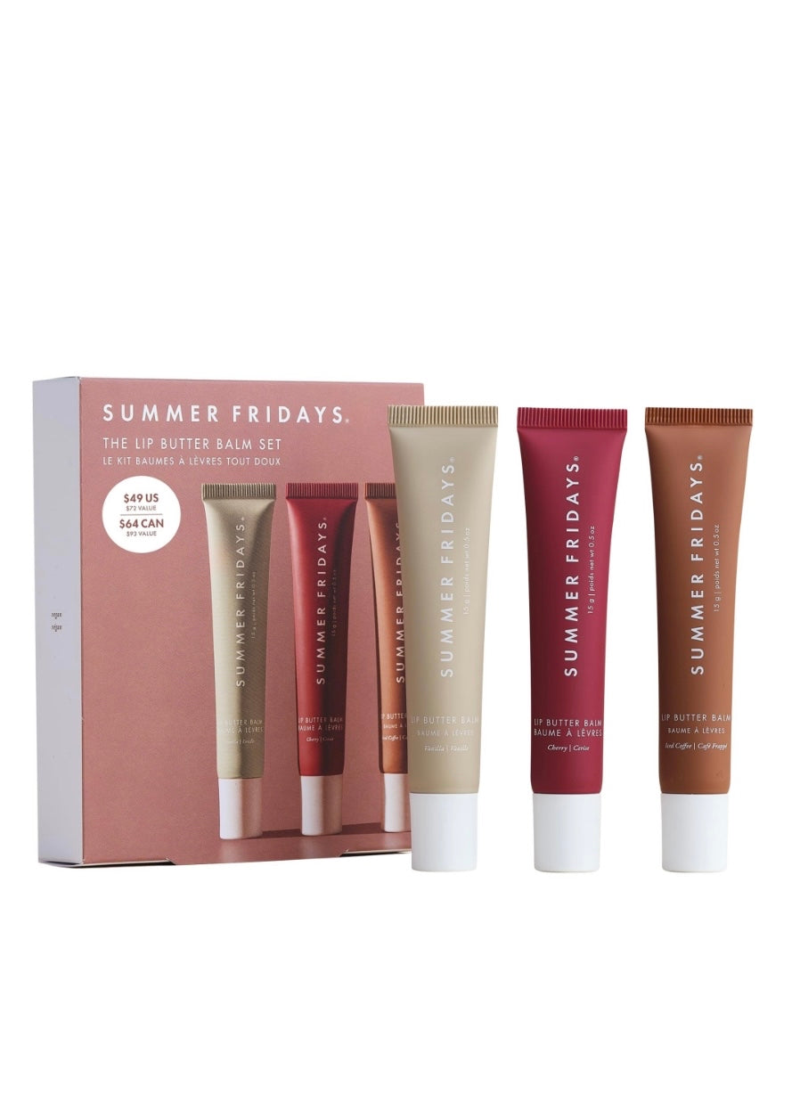 Summer Fridays
The Lip Butter Balm Set