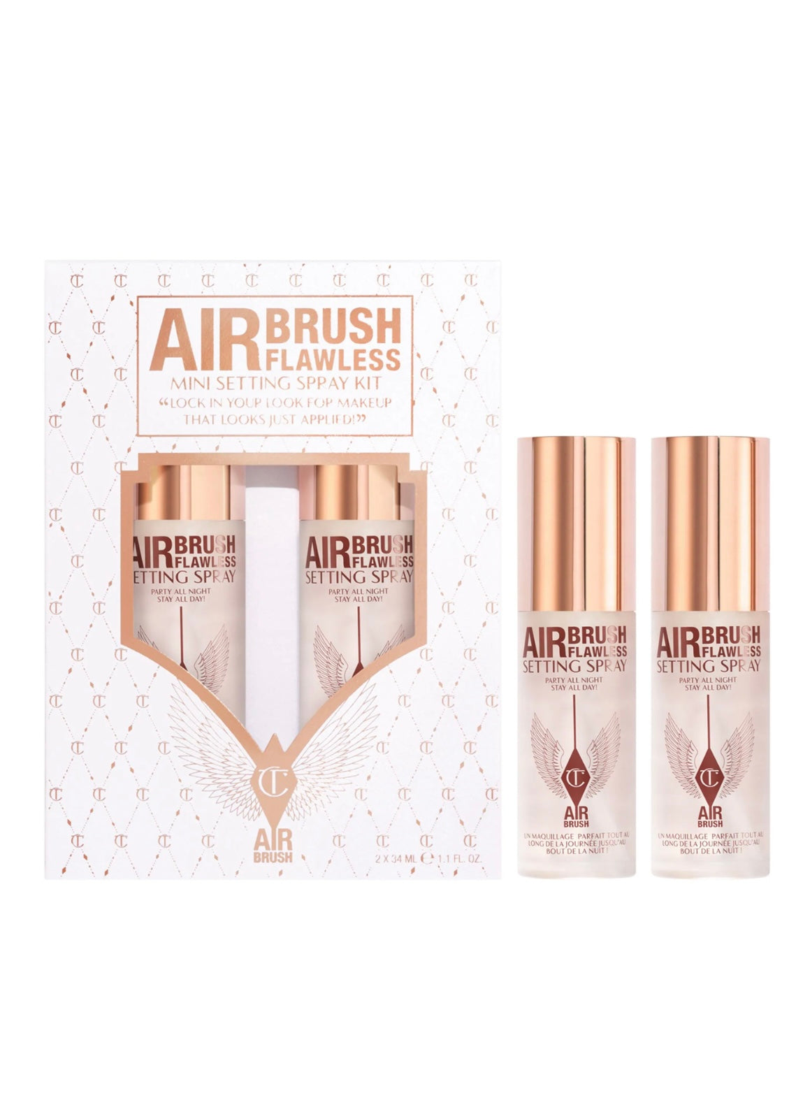 Charlotte Tilbury
Mini Airbrush Flawless Setting Spray Duo Set