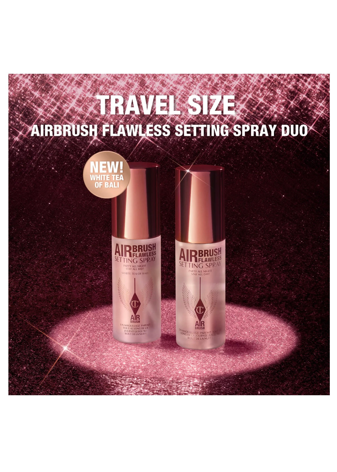 Charlotte Tilbury
Mini Airbrush Flawless Setting Spray Duo Set