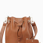 Rosie Pebbled Leather Bucket Bag