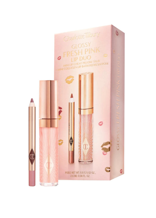Charlotte Tilbury
Mini Glossy Pink Lip Gloss + Lip Liner Set PRE ORDER
