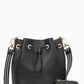 Rosie Pebbled Leather Bucket Bag