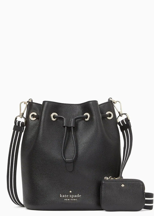 Rosie Pebbled Leather Bucket Bag