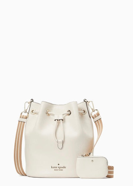 Rosie Pebbled Leather Bucket Bag