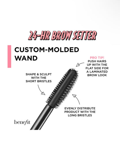 Benefit Cosmetics Mini 24-HR Brow Setter Clear Brow Gel with Lamination