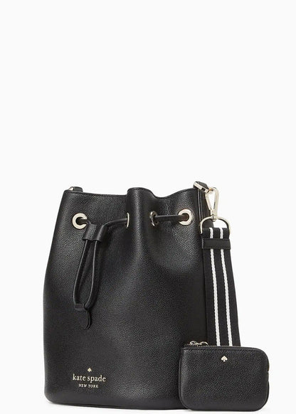 Rosie Pebbled Leather Bucket Bag