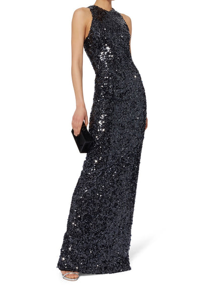 Galvan Sequin Gown