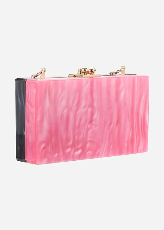 Two tone convertible clutch