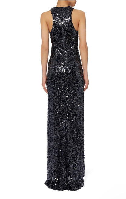 Galvan Sequin Gown